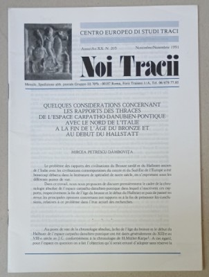 NOI TRACII , REVISTA FONDATA DE JOSIF CONSTANTIN DRAGAN , NR.205 , 1991 foto