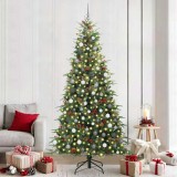 VidaXL Brad de Crăciun artificial cu ramuri articulare Verde 240 cm 3397444
