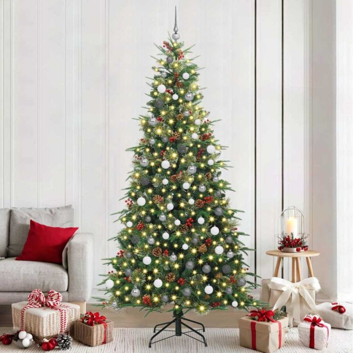 vidaXL Brad de Crăciun artificial cu ramuri articulare Verde 240 cm 3397444