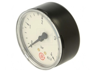Manometru 0-4 bar 63mm Lichide și Gaze foto