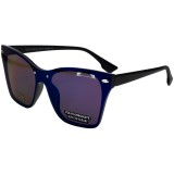 Ochelari de Soare Unisex Matteo Ferari MFJH-010CB, Rame Negre, Lentile Albastru Reflexii, UV400, Sport, Plastic, Marime 55