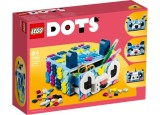 LEGO DOTS Sertar Creativ cu Animale 41805, set creativ pentru copii 6+