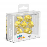 Set Zaruri Oakie Doakie Dice RPG Set Marble (7) - Galben