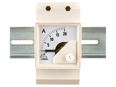 Ampermetru LUMEL pentru şină DIN I AC 0-50A True RMS Clasa 1,5 foto
