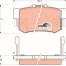 TRW GDB3154 COTEC set placute frana,frana disc