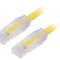 Patch cord TX6A UTP 6a PVC Galben 1m 24AWG
