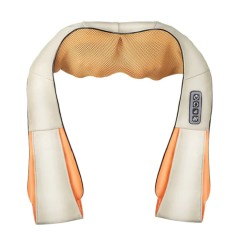 Aparat profesional pentru Masaj Cervical, Shiatsu, HT-P001, cu 16 Puncte de Masaj, Perna Electrica 3D, Intensitate Reglabila, pentru Gat, Spate, Umeri