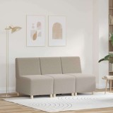 Cumpara ieftin Fotoliu 3 pcs Gri deschis 55 x 74 x 82 cm Țesătură de catifea
