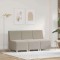 Unitate Sofa Modulară Fără Brațe 3 pcs Gri deschis