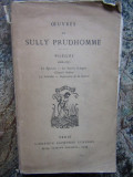 OEUVRES DE SULLY PRUDHOMME POESIES 1866-1872