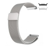 Curea Milanese Slim Fit compatibila Samsung Galaxy Watch8 44mm, Argintiu