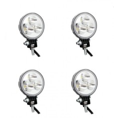 4 x Lumina de zi, lumina de lucru, masina, camion, lumina offroad,4x4, barca, ATV, 9W LED 12/24V