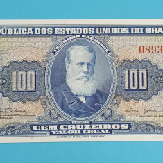 Brazilia 100 Cruzeiros 1964 'Dom Pedro II' UNC serie: 089325