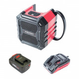 Boxa portabila, bluetooth, cu acumulator 4 Ah, incarcator 20V Li-ion, 15 W, 15x16x18 cm, Worcraft