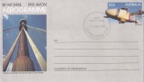 FILATELIE TEMATICA - PLIC AUSTRALIA TEMATICA AVION AVIOANE AVIATIE AIRMAIL AEROGRAM