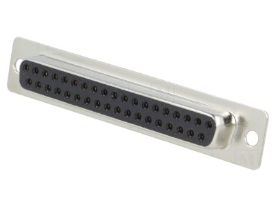 Conector D-Sub 37 pini mamă lipire aurit foto
