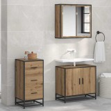 vidaXL Bufet Stejar Artizanal 35.5 x 35 x 76 cm 883586