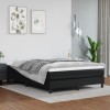 VidaXL Cadru de pat, negru, 140x200 cm, piele ecologică 3120700