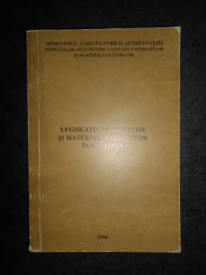 Legislatia semintelor si materialului saditor in Romania foto