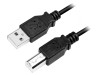 Cablu USB 2.0 A-B 5m Negru, Logilink