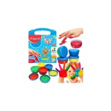 Set pictura cu degetele Color Peps 4 culori 80 g Maped