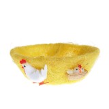 Cos galben decorativ