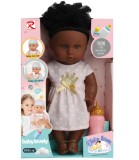 Papusa africana cu rochie roz