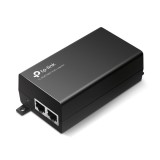 INJECTOR PoE+ TP-LINK 2 porturi Gigabit, compatibil IEEE 802.3af/at 30W maxim 100M, carcasa plastic, &quot;PoE160S&quot; (timbru verde 2 lei)