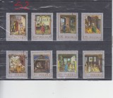 A12 S3 3 - Timbre foarte vechi - Polonia - arta - picturi, Stampilat