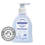 Sampon si spumant cu dispenser Baby, 200ml, Sanosan