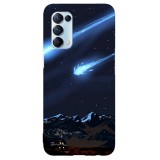 Husa compatibila cu Oppo A53 model Meteor Shower, Silicon, TPU, Viceversa, Transparent, Carcasa
