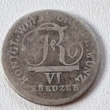 Germania W&uuml;rttemberg 6 kreuzer 1811 argint/ Stuttgart argint Frederic l