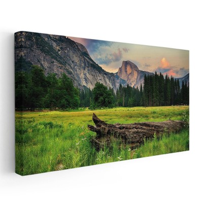 Tablou peisaj munte Tablou canvas pe panza CU RAMA 70x140 cm foto