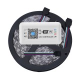 Banda cu leduri de interior Wireless Light Strip LED RGB TarTek T10, 10m, control inteligent WIFI si telecomanda