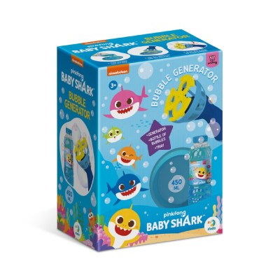 Baby Shark Set De Baloane De Sapun Cu Generator 450Ml foto