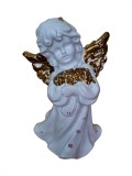 Cumpara ieftin Statueta decorativa, Inger, Alb, 23 cm, DVAN0601-3G