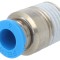 Conector push-in simplu, NBR, 6 mm