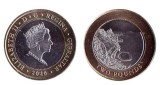 Gibraltar 2020 - 2 pounds, sandy bay, bimetal, UNC