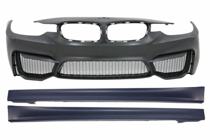 Bara Fata BMW Seria 3 F30 F31 (2011-2019) M3 Design cu Praguri Laterale Performance AutoTuning