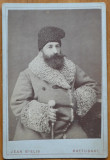 Foto Jean Bielig , pe carton gros de sec. 19 , Botosani , str. Teatru , 1