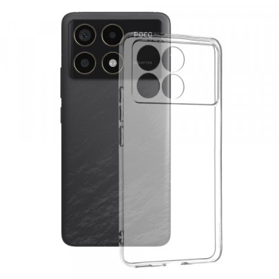 Husa pentru Xiaomi Poco F6 Pro, Techsuit, Clear, Transparenta foto