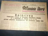 ZIARUL ROMANIA LIBERA 18 FEBRUARIE 1950