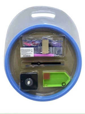 Ceas electronic de perete cu strasuri - Hello Kitty foto