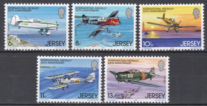Jersey 1979 - A 25-a aniversare a Raliului Aerian Internațional, MNH