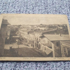 Carte postala vedere Galati anii 1920, Strada Portului, stare buna, circulata