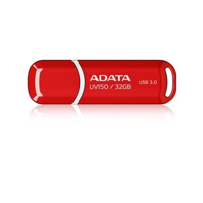 Memorie USB Flash Drive Adata UV150, 32Gb, USB 3.0, rosu foto