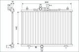 VALEO 701164 Radiator, racire motor