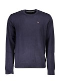 Cumpara ieftin Pulover barbati, cu logo brodat, Regular fit, Bleumarin, S