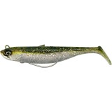 Shad Minnow Weedless 2+1 10cm 16G Green Silver