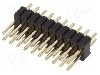Conector 20 pini, seria {{Serie conector}}, pas pini 1.27mm, CONNFLY - DS1031-06-2*10P8BV41-3A